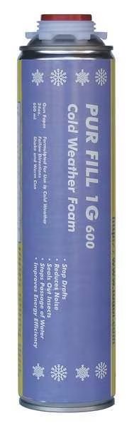 Spray Foam Sealant, 24 oz, Yellow, Todol, Mfr#: CW01