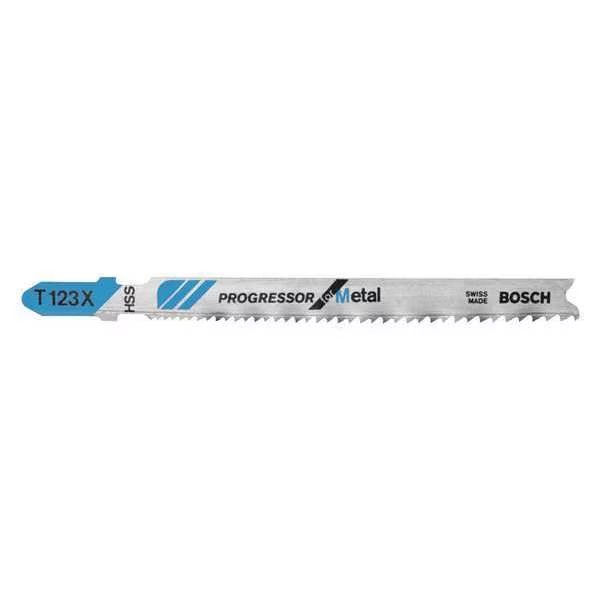 4In Progressor HSS Jigsaw Blade, PK100, Bosch, Mfr#: T123X100