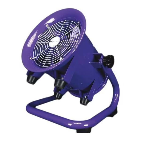 Tube Axial Fan, 0.3 HP, 1059 cfm, Tube, 110-120V/220-240V, 1 Phase, Atlantic Blowers, Mfr#: ABAF-8-110
