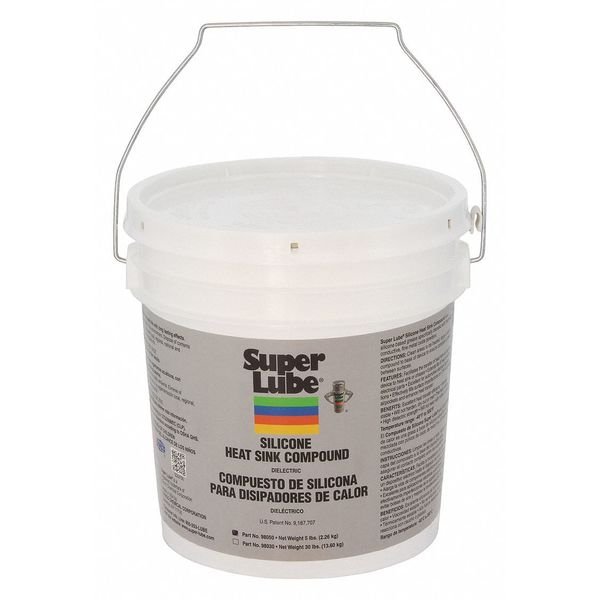 5 lb. White Silicon Heat Sink Compound, Super Lube, Mfr#: 98050