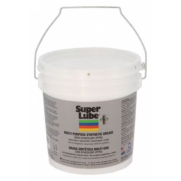5 lb Multipurpose Grease Pail Translucent White, Super Lube, Mfr#: 41050