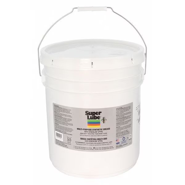 30 lb Multipurpose Grease Pail Translucent White, Super Lube, Mfr#: 41030