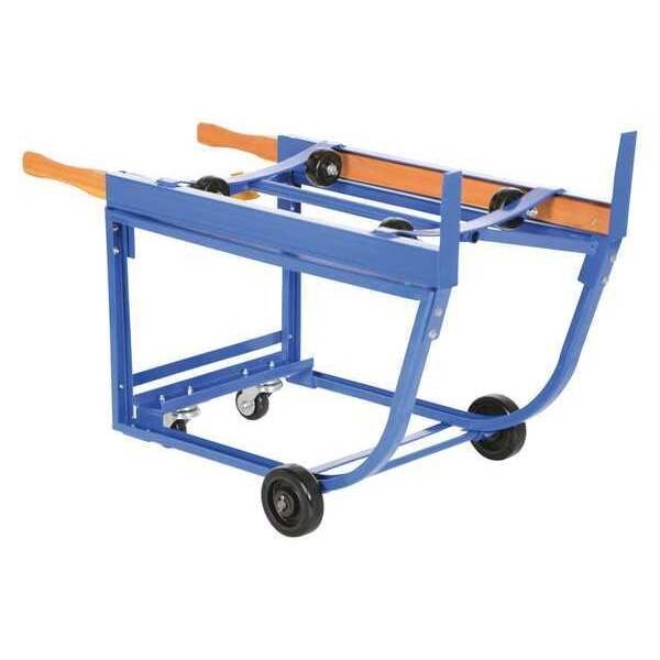 Revolving Drum Cart, Poly Wheels 1K, Vestil, Mfr#: RDC-1000-5PO