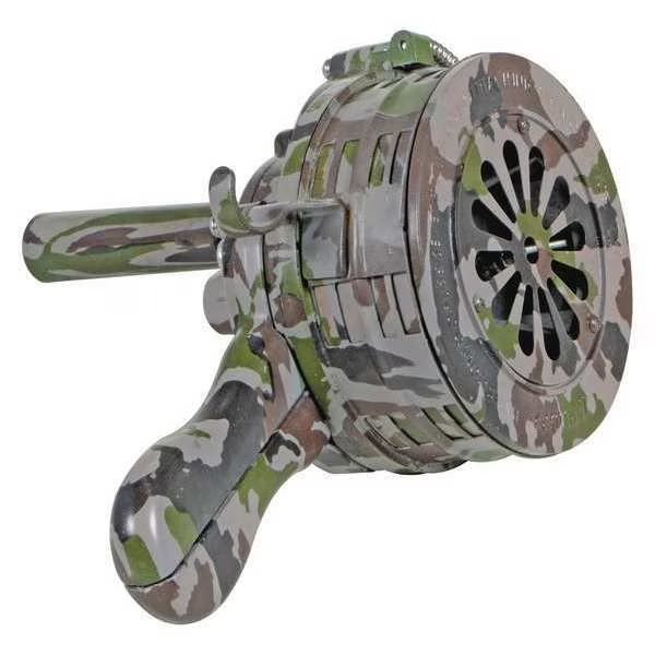 Siren, Hand Crank, Metal, Camo, Vestil, Mfr#: SIREN-100-C