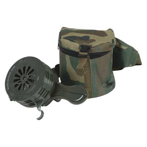 Siren, Hand Crank, Plastic-Army Green, Vestil, Mfr#: SIREN-100-P-GN