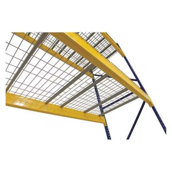 Gray Powder Coated Pallet Rack Wire Decking 42"W x 46"L, Vestil, Mfr#: WMD-4246
