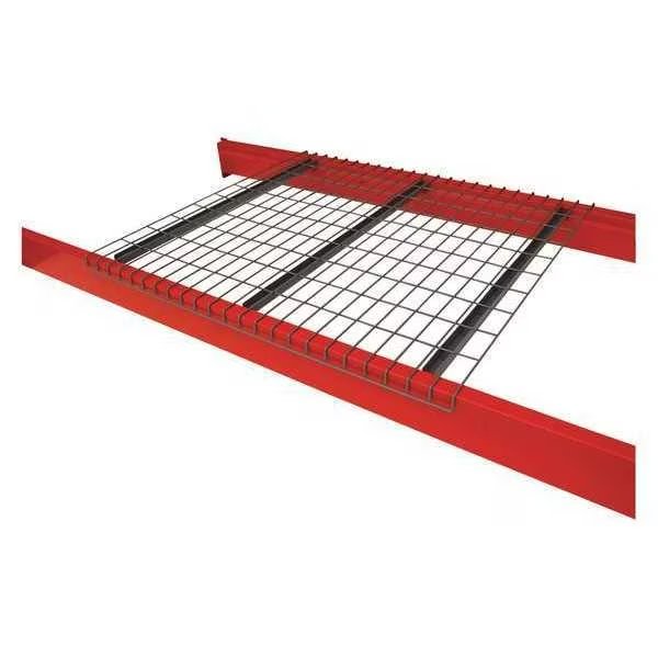 Gray Powder Coated Pallet Rack Wire Decking 42"W x 58"L, Vestil, Mfr#: WMD-4258