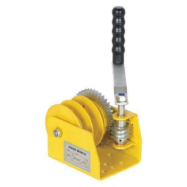 Wall Mounted Hand Winch, Double, PR, Vestil, Mfr#: WALL-D