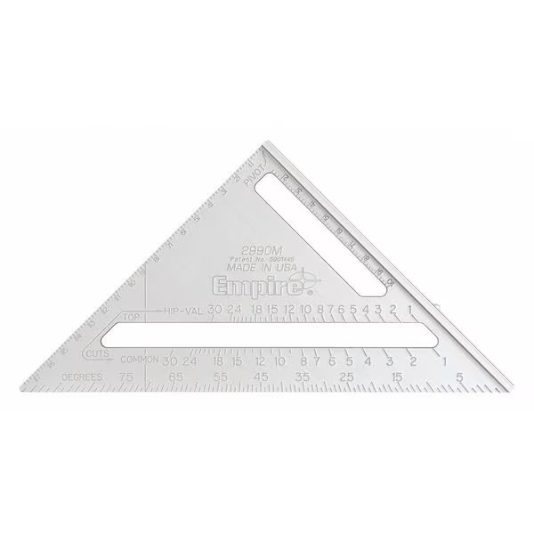 7" Magnum Fat Boy Aluminum Rafter Square, Empire Level, Mfr#: 2990