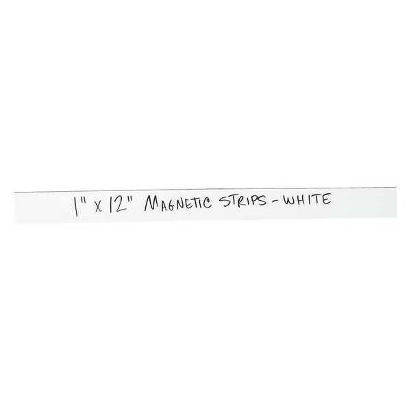 Warehouse Labels, Magnetic Strips, 1" x 12", White, 25/Case, Partners Brand, Mfr#: LH175