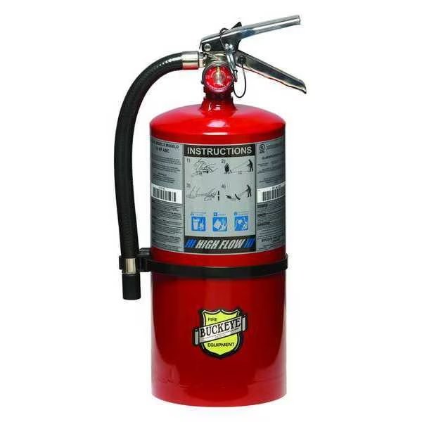 Fire Extinguisher, 1A:20B:C, Dry Chemical, 10 lb, Buckeye Fire Equipment, Mfr#: 11350