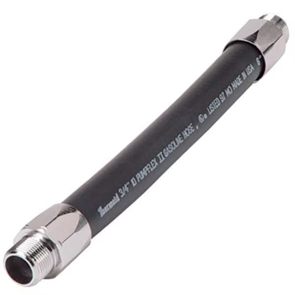 3/4" ID x 12 ft NBR Gasoline Pump Hose 200 PSI BK, Thermoid, Mfr#: 22762481121