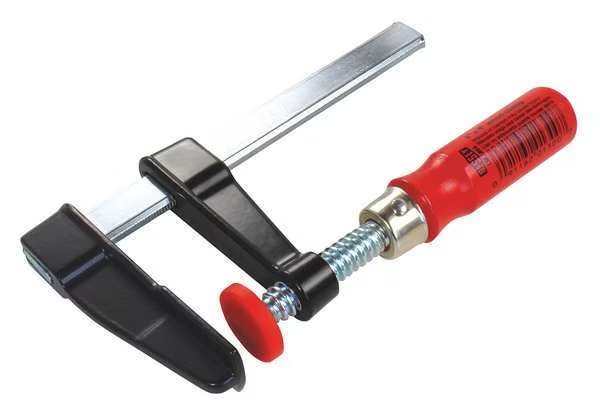 8 in Bar Clamp, Wood Handle and 2 in Throat Depth, Bessey, Mfr#: LM2.008