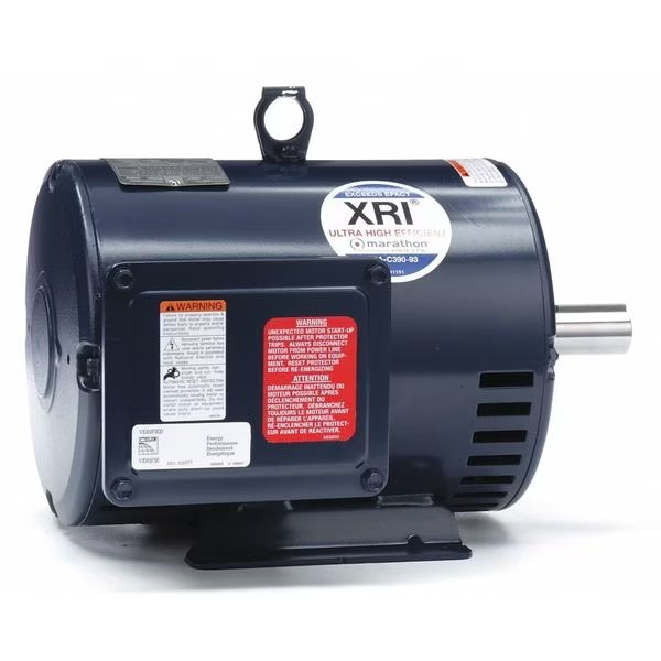 3-Phase General Purpose Motor, 5 HP, 184T Frame, 230/460V AC Voltage, 1,755 Nameplate RPM, Marathon Motors, Mfr#: 184TTDW16038