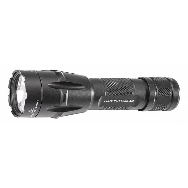 Black Rechargeable 18650, 1,500 lm lm, Surefire, Mfr#: FURY-IB-DF