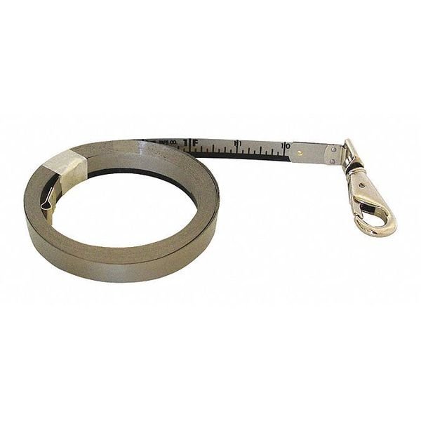 33 ft Oil Gauging Tape Measures, 1/2 in Blade, Us Tape, Mfr#: 58916