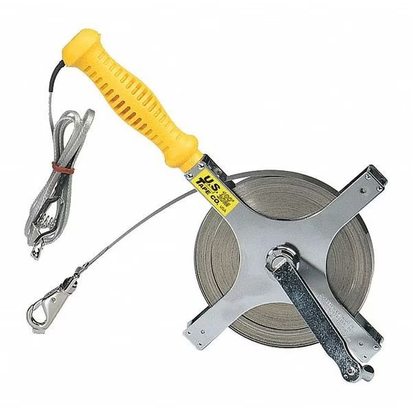 100 ft Oil Gauging Tape Measures, 1/2 in Blade, Us Tape, Mfr#: 58856