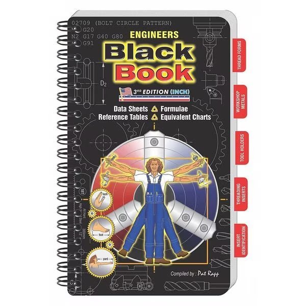 Engineers Black Book, Manual, 220 Pages, EnjoyTool Select, Mfr#: EBB3INCH