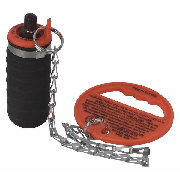 Pressure Relief Pneumatic Test Plug 1-1/4" to 1-1/2", Test-Tite, Mfr#: 83585