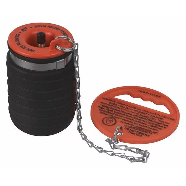 Pressure Relief Pneumatic Test Plug 4", Test-Tite, Mfr#: 83588