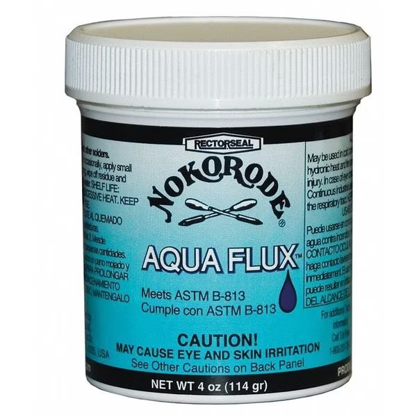 Soldering Flux, Water Soluble, 4 oz., Rectorseal, Mfr#: 74047