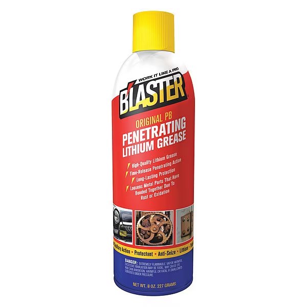 Multipurpose Grease, Petroleum Base Oil, 8 Oz., Blaster, Mfr#: GR-8A-PB