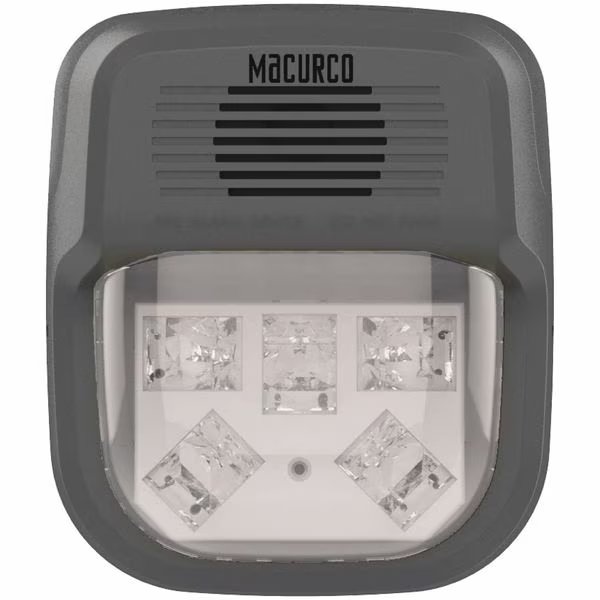 Horn Strobe Alarm, 4-3/4" L, 2" W, LED, Macurco, Mfr#: HS-C
