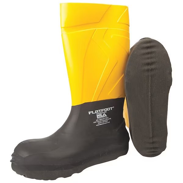 Overshoes, 2XL, Black, Resists Bioburden, PR, Isa, Mfr#: SZLF100XXL-GR