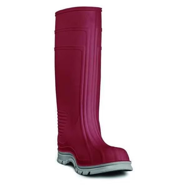 Size 13 Men's Steel Rubber Boot, Brick, Talon Trax, Mfr#: 445L11