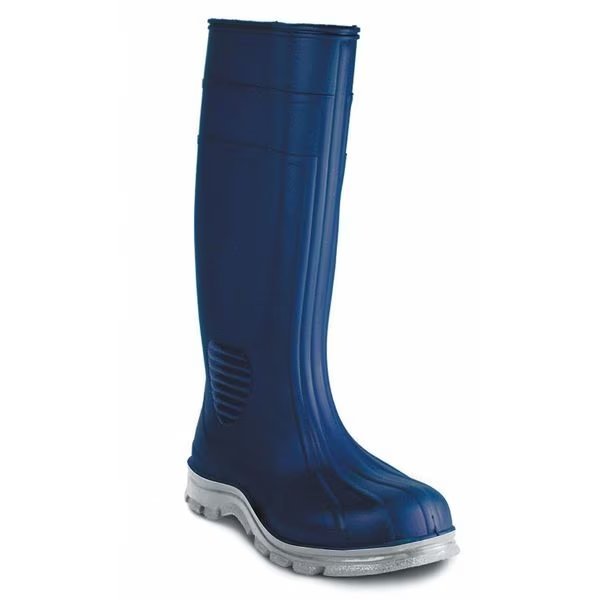 Size 9 Men's Steel Rubber Boot, Blue, Talon Trax, Mfr#: 445L31