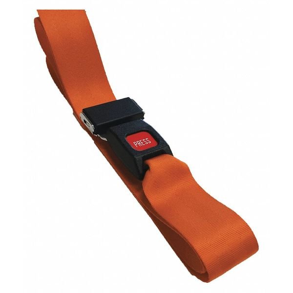 Strap, Orange, 7 ft. L x 2-1/2" W x 3" H, Dick Medical Supply, Mfr#: 11071 OR