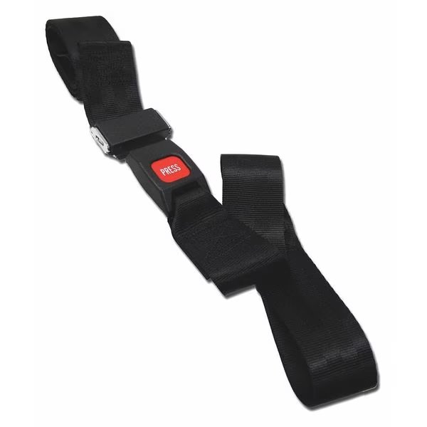 Strap, Black, 5 ft. L x 2-1/2" W x 3" H, Dick Medical Supply, Mfr#: 11152 BK