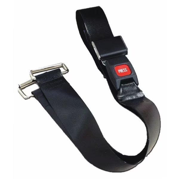 Strap, Black, 5 ft. L x 2-1/2" W x 3" H, Dick Medical Supply, Mfr#: 11652 BK