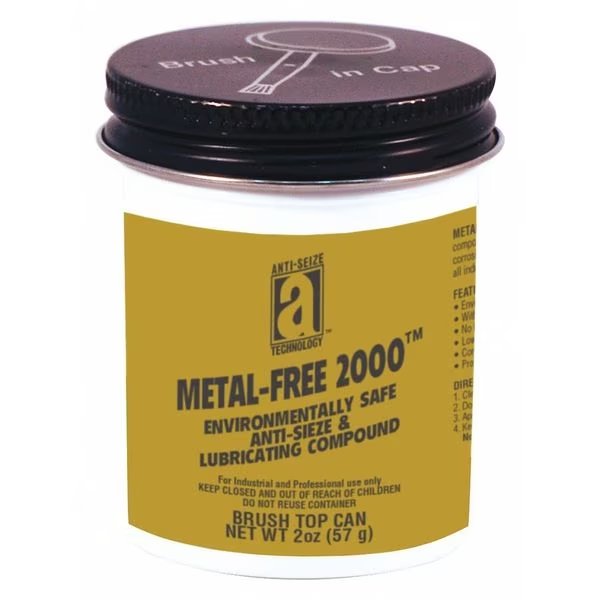 Anti-Seize Compound, Metal-Free Base, Gray, Anti-Seize Technology, Mfr#: 20002