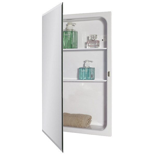 16" x 26" Builders Grade Recessed Deep Drawn Beveled Edge Cabinet, Ketcham, Mfr#: 675BV