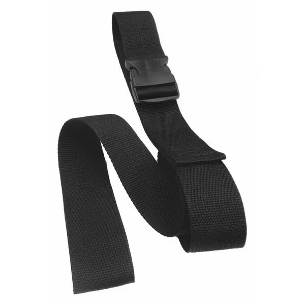 Strap, Black, 6 ft. L x 2-1/2" W x 3" H, Dick Medical Supply, Mfr#: 47162 BK