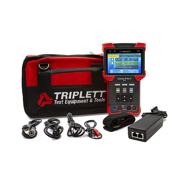 Camera Tester, 7-1/2" H, TFT Color Display, Triplett, Mfr#: CamView IP Pro-D