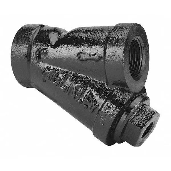 1/2", Threaded, Cast iron, Y Strainer, 400 psi @ 150 Degrees F WOG, 250 psi @ 406 Degrees F WSP, Keckley, Mfr#: 1/23THY-CIM20M34-FTI-B7