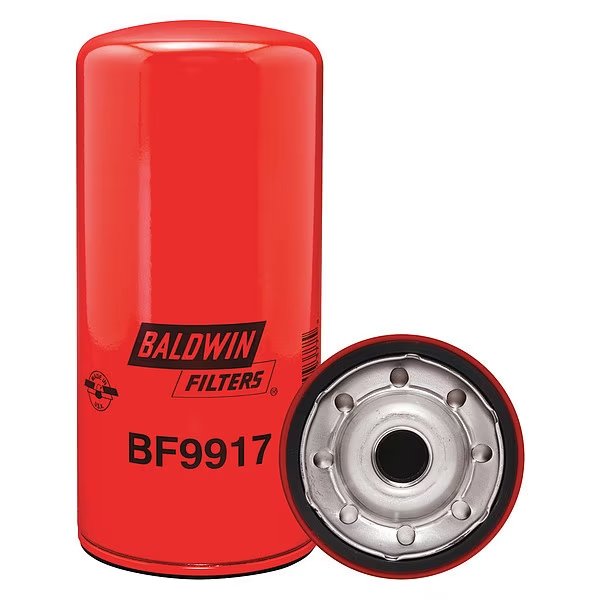 Fuel Filter, 9 1/4 in Length, 4 11/32 in Outside Dia, Baldwin Filters, Mfr#: BF9917