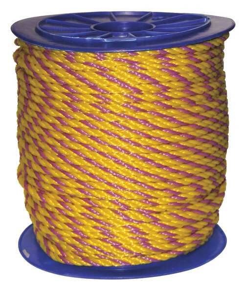 Rope, 600ft, Mgnta/Yllw, 160lb., Polyprpylne, EnjoyTool Select, Mfr#: 340103-00600-11K