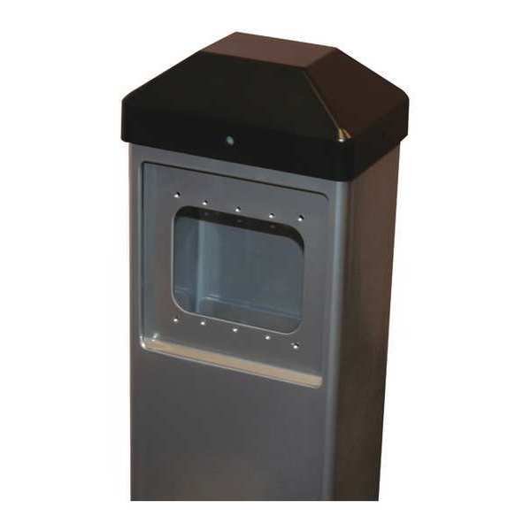 Bollard, Plastic, Surface Mount, Silver, Bea, Mfr#: 10BOLLARDSLV