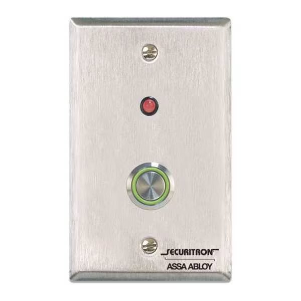 Push to Exit Button, SPDT, Momentary, 4A, Securitron, Mfr#: PB4L-2