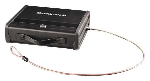 Pistol Safe, Keyed Lock, 6.5 lbs, 0.1 cu ft, Not Rated, Pistol, Sentry Safe, Mfr#: PP1K