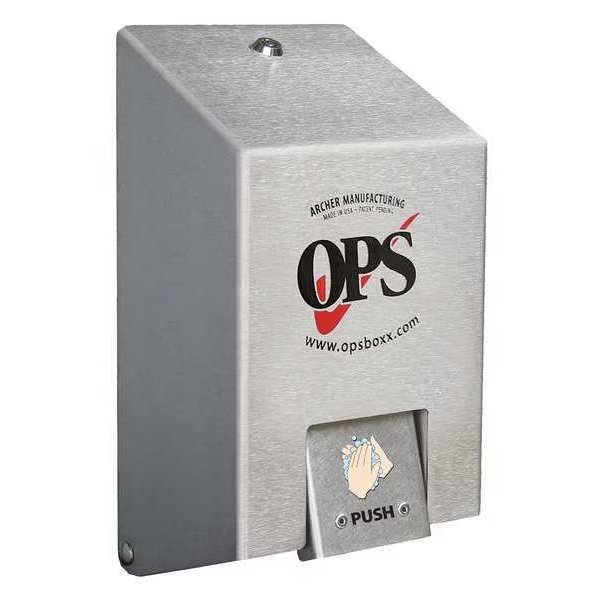 Soap Dispenser, Stainless Steel, Manual, Ops, Mfr#: 1015-01G