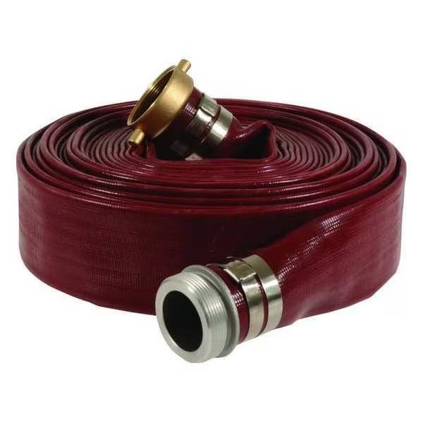 3" ID x 50 ft PVC Water Discharge Hose 125 PSI RD, Hose Fitting A Type: FNPSM, EnjoyTool Select, Mfr#: 45DU11