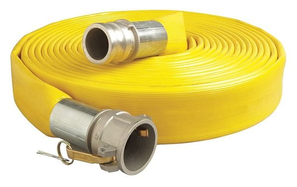 4 ID x 50 ft PVC Water Discharge Hose 150 PSI YL, EnjoyTool Select, Mfr#: DPZ400-50CE-G