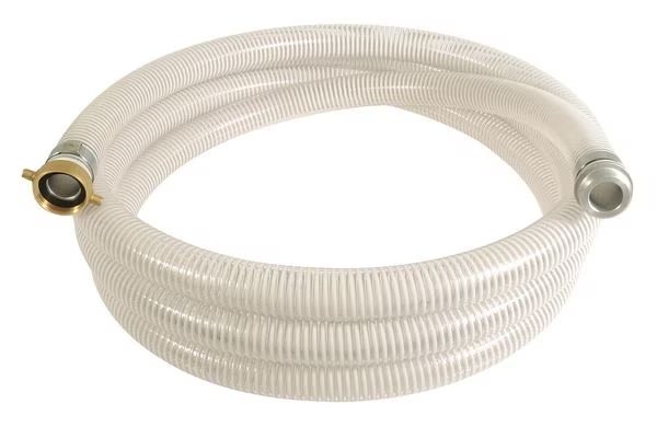 1-1/4" ID x 20 ft PVC Water Suction Hose Clear/WT, EnjoyTool Select, Mfr#: 45DU44