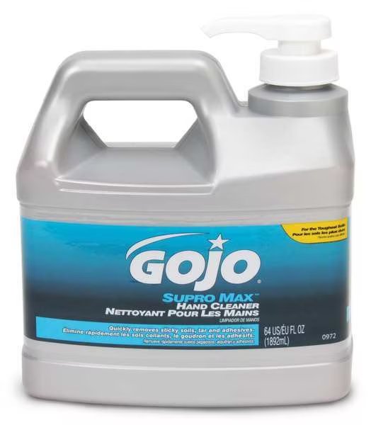1/2 gal. Liquid Hand Cleaner Pump Bottle, PK 4, Gojo, Mfr#: 0972-04