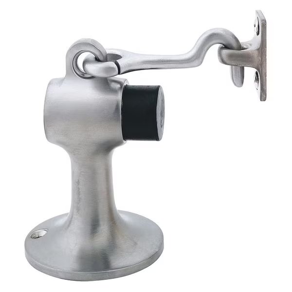 Door Stop, 3-3/4"H x 1-1/16"W, Ives, Mfr#: FS446 US26D