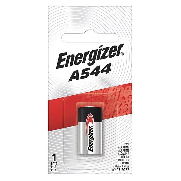 Lithium Cell Battery, A544, 6V, Energizer, Mfr#: A544BPZ